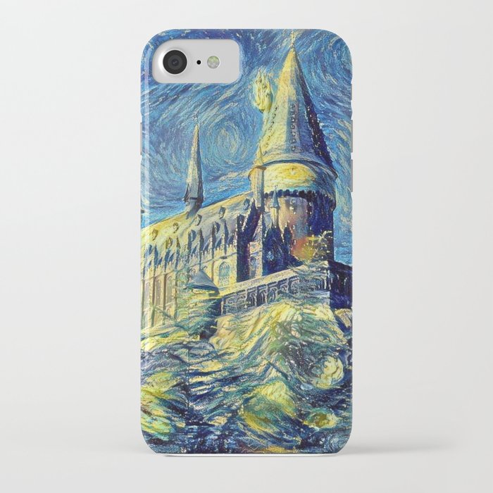 hogwarts starry night iphone case