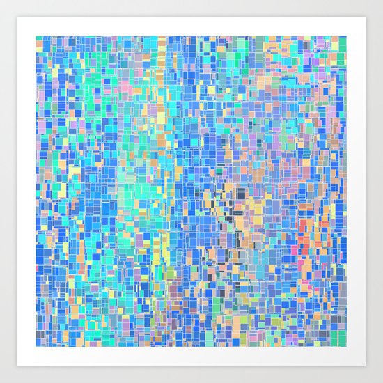 When Oceans Collide Art Print