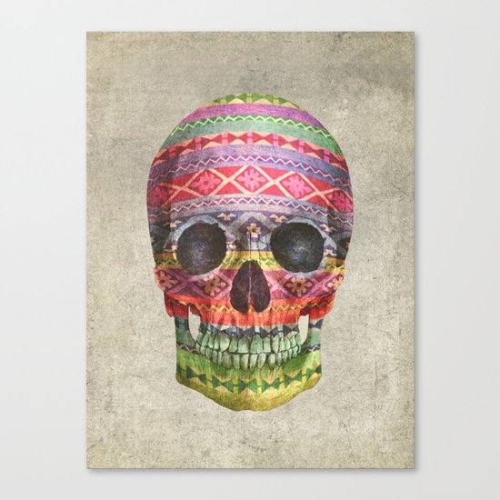 Navajo Skull Canvas Print