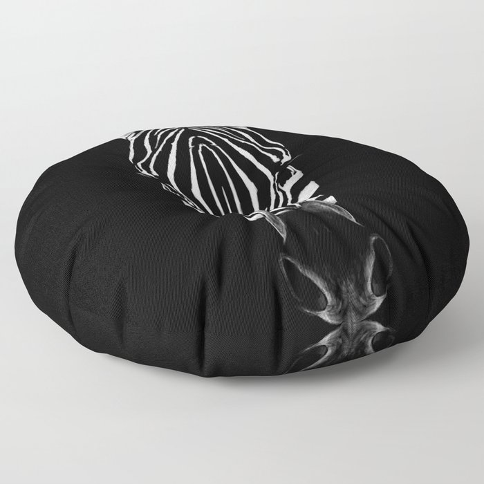 Zebra Sym Floor Pillow