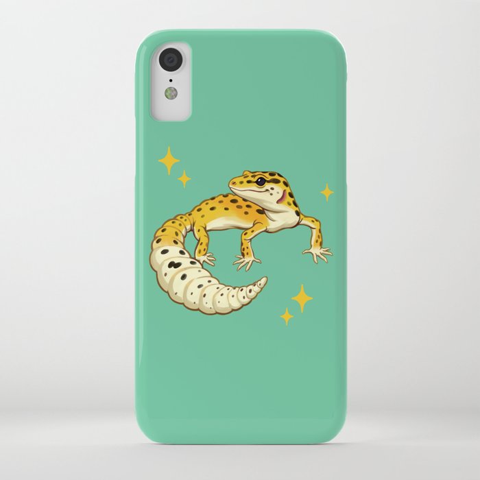 Sparkly Leopard Gecko iPhone Case