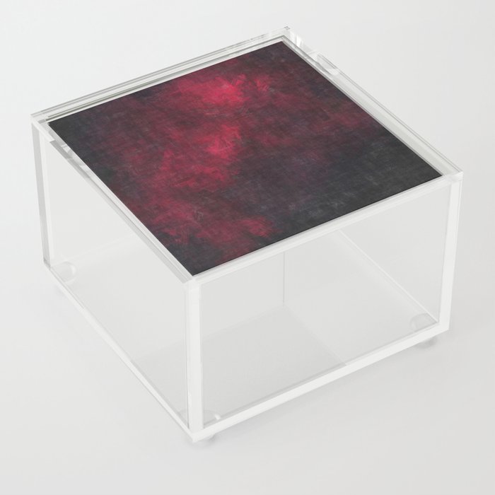 Dark burgundy red Acrylic Box