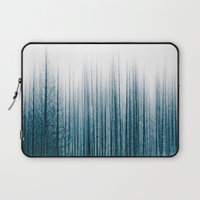 Dark Blue Forest at Dawn Laptop Sleeve by Christina Lynn Williams ...