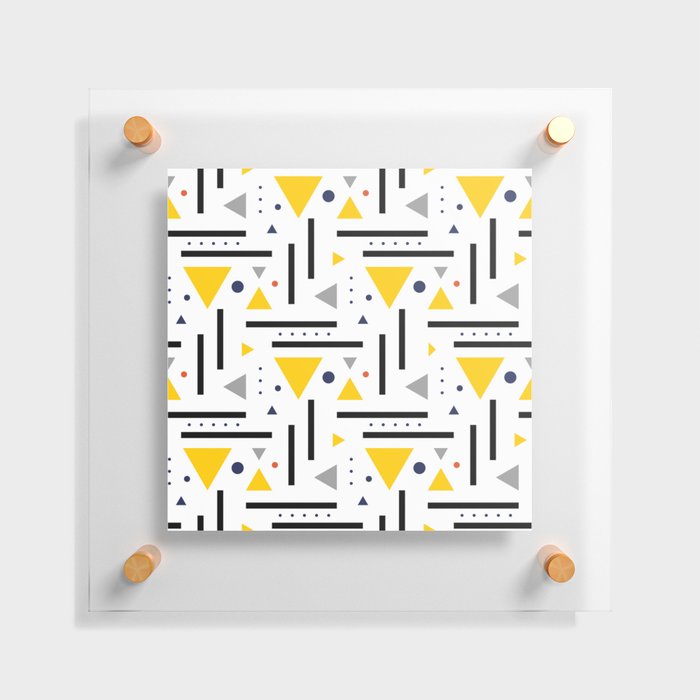 Modern Geometric Pattern Floating Acrylic Print