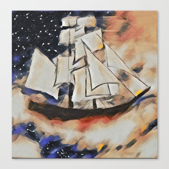 Sky Sailing Canvas Print