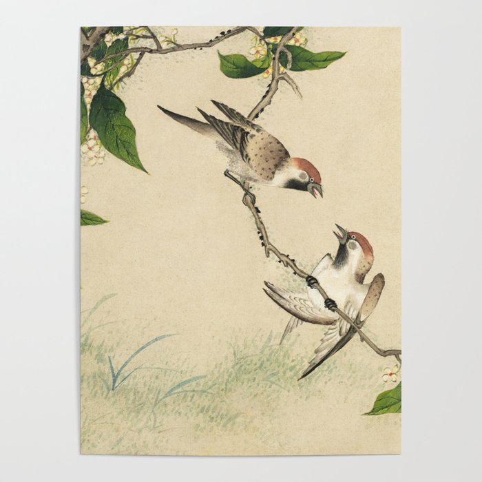 Gossiping Sparrows Poster