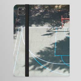 Basketball court from above iPad Folio Case