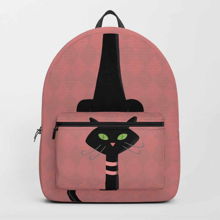 black kitty backpack