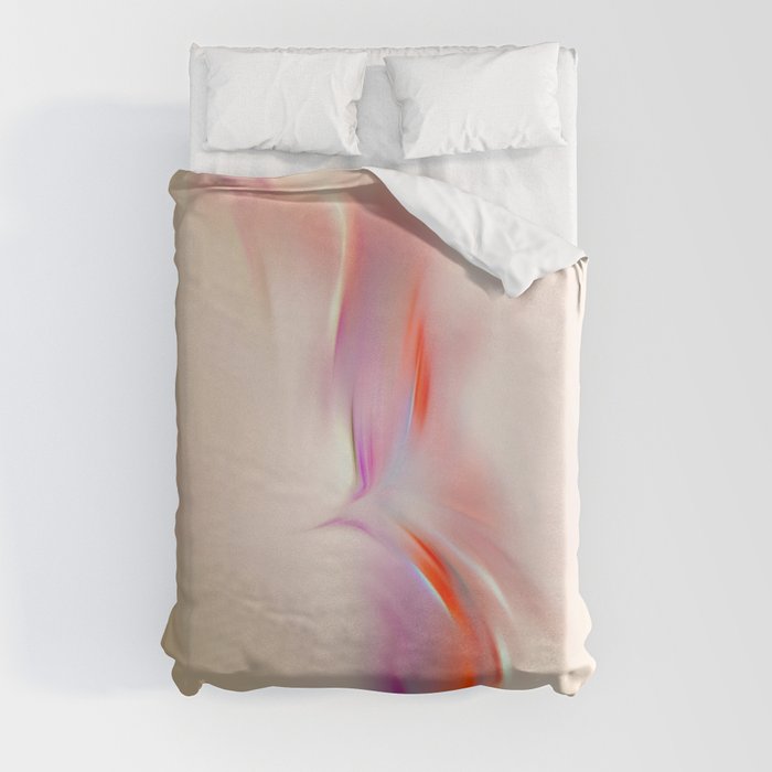 Flow art - haptic structure  -  abstract wind painting109 - decor design Duvet Cover