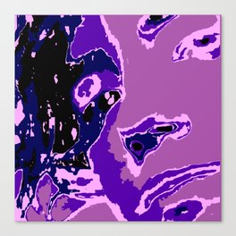 Purple Geisha Canvas Print