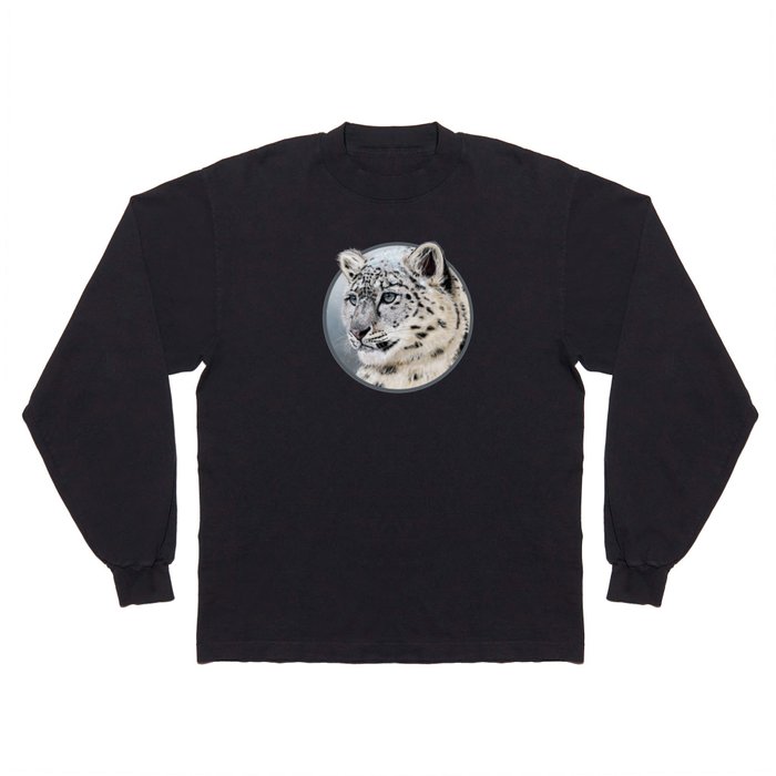 Snow Leopard Long Sleeve T Shirt