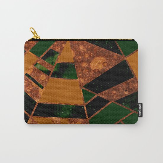#455 Gold & Pothos Carry-All Pouch