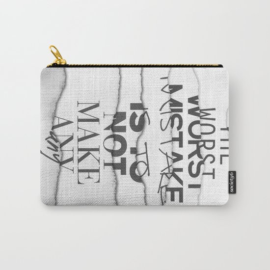 The Worst Mistake Carry-All Pouch