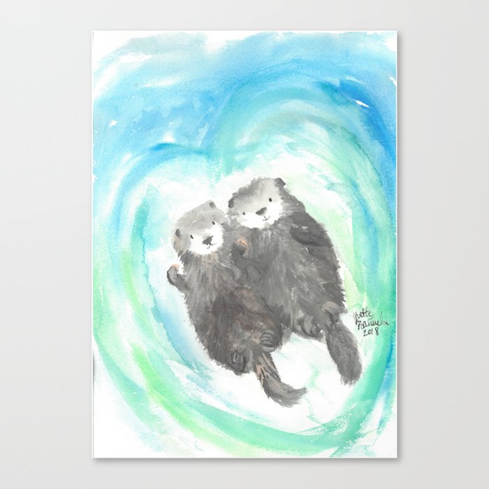 Made for each "otter" Canvas Print