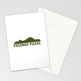  Poconos Please Stationery Card