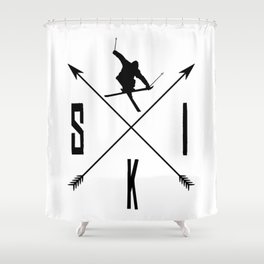 SKI Shower Curtain