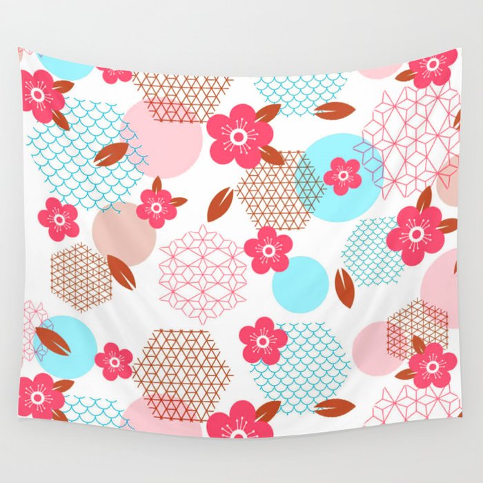 flowers Wall Tapestry