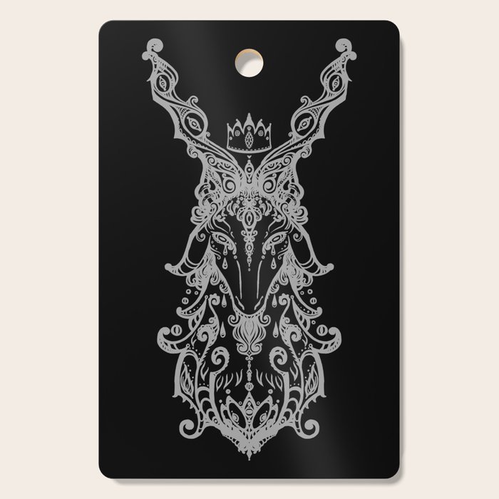 Alternate Goat Cutting Board by Deerah Society6