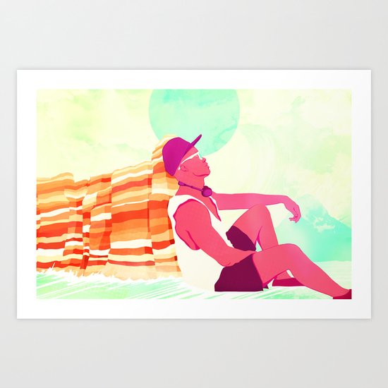 Ocean Noise Art Print