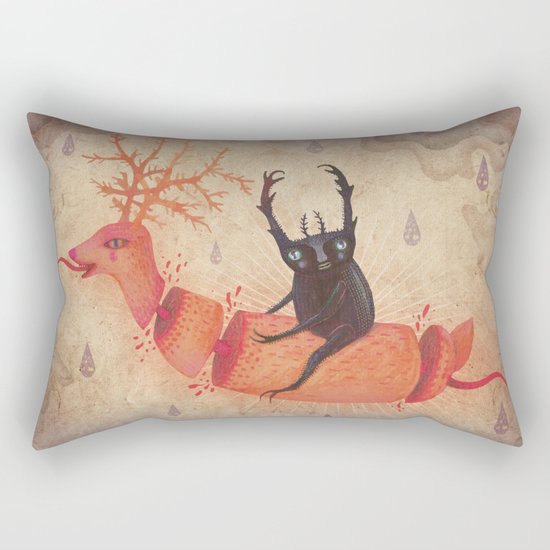 And when the heavens opened Rectangular Pillow