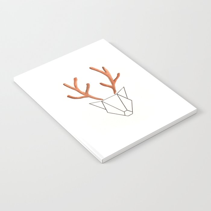 Cerf Origami Notebook By 1 2 3 P Tits Choux Society6