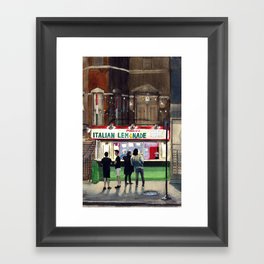 Mario's Italian Lemonade: Chicago, IL Framed Art Print