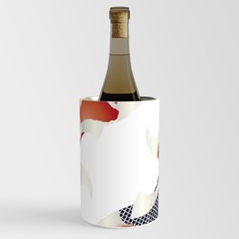 Japanese style two artistic carp Wine Chiller