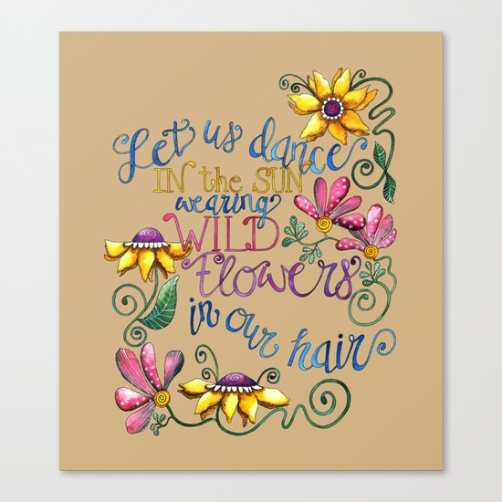 Let Us Dance III Canvas Print