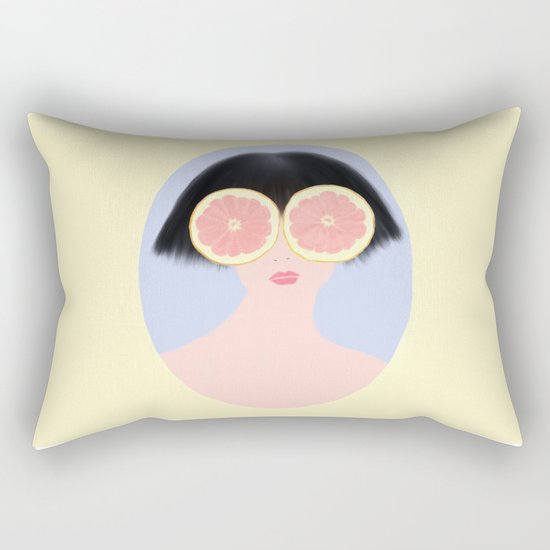 CITRUS & GIRL Rectangular Pillow