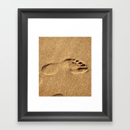 Footprints  Framed Art Print
