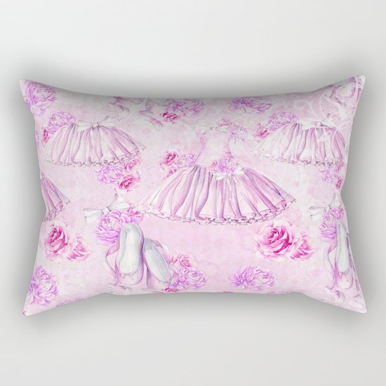Ballerina #6 Rectangular Pillow