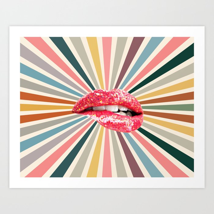 03 Power of sexy lips Art Print