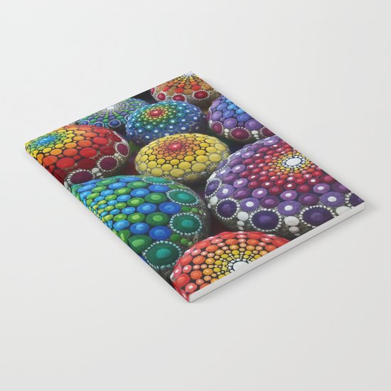 Jewel Drop Mandala Stone Collection #1 Notebook