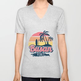 Busan vibes V Neck T Shirt