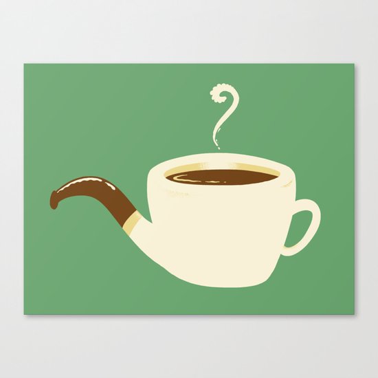 the Coffee Pipe Canvas Print