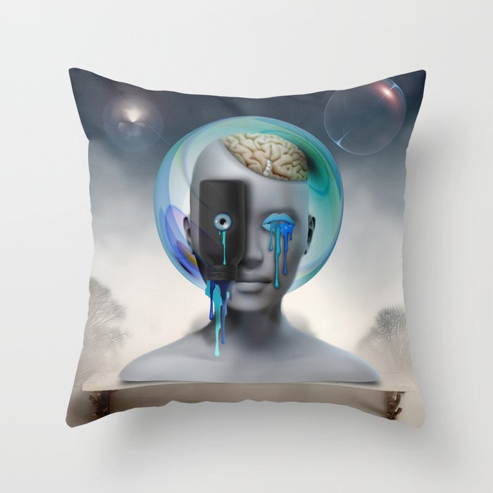 Not Your Ancient Egyptian Grandmother's Apothecary Throw Pillow