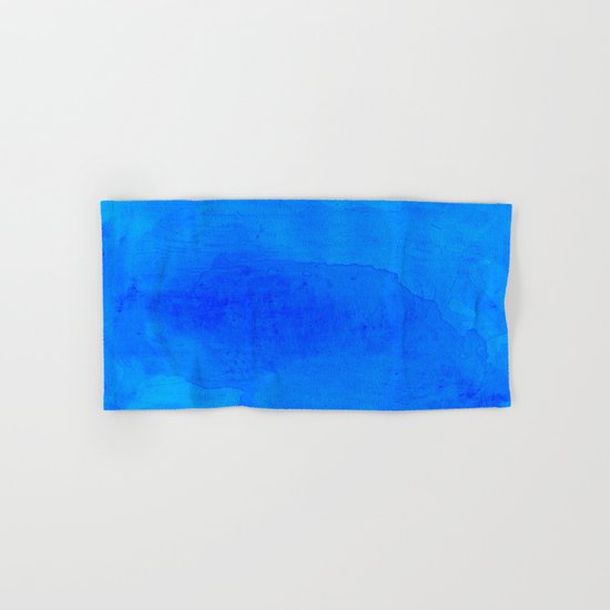 DARK BLUE WATERCOLOR BACKGROUND Hand & Bath Towel