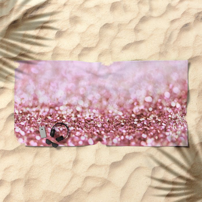 Pink Sparkle shiny glitter effect print Sparkle Valentine Backdrop