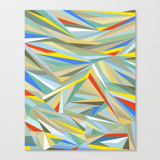Sliced Fragments Canvas Print
