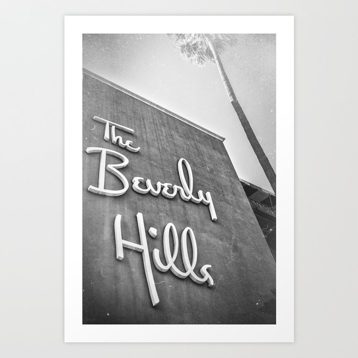The Beverly Hills Hotel Art Print
