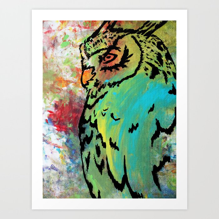 Owl #37 Art Print
