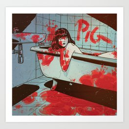 LOVESICK: Blood Bath Art Print