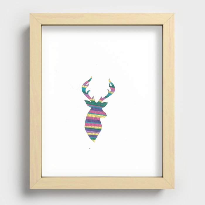 Stag  Recessed Framed Print