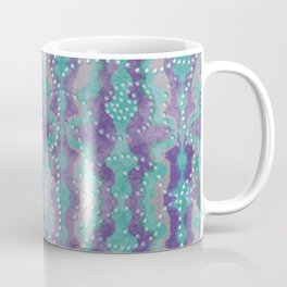 Teal and Purple boho pearls Coffee Mug