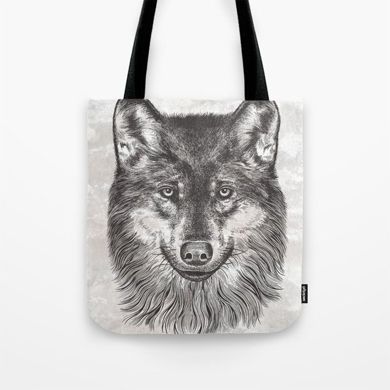 Canis Lupus (Gray Wolf) Tote Bag