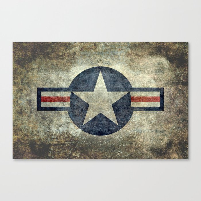 US Air force style insignia V2 Canvas Print