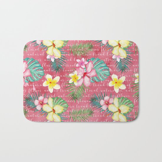 Summer flowers #1 Bath Mat