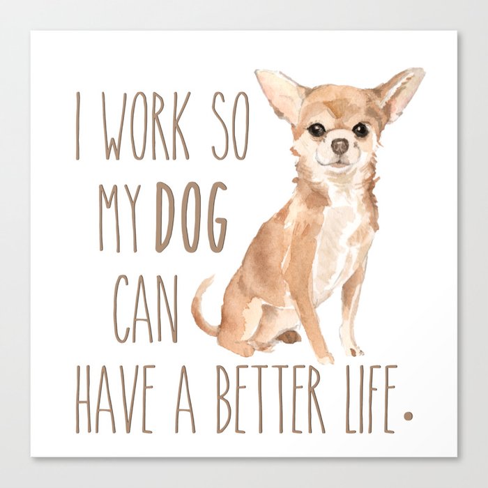 Canvas print sales of my dog