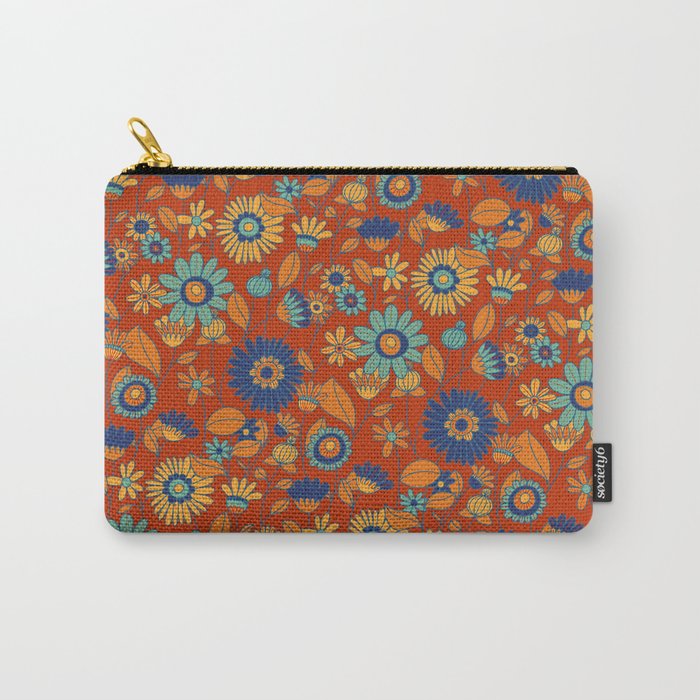 Flowers in colors Carry-All Pouch