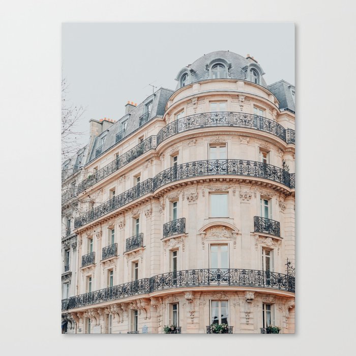 Belle Paris - Architecture, France Travel Photography Canvas Print